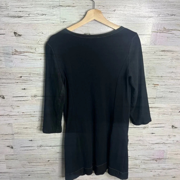 Theory black long sleeve mini dress with pockets size  medium - Picture 8 of 10